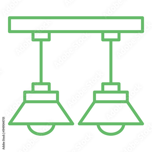 Ceiling lamp Icon