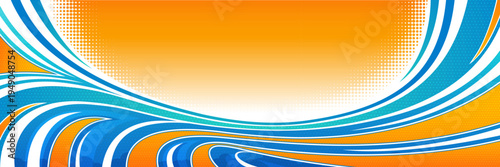 Abstract swirls and waves background