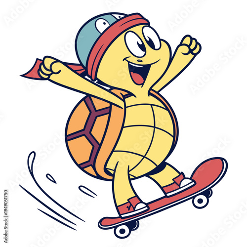 Skateboard Victory Turtle 1