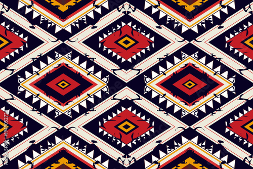 Wallpaper Mural RED EYE FABRIC SEAMLESS PATTERN	 Torontodigital.ca