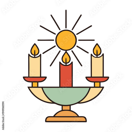 A serene Blessed Sacrament scene with glowing candles, radiating peace, reverence, and quiet devotion, perfect for reflection and spiritual calm.
