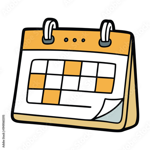 A clean, organized schedule calendar concept showing days, tasks, and events, helping plan time efficiently and visualize priorities at a glance.
