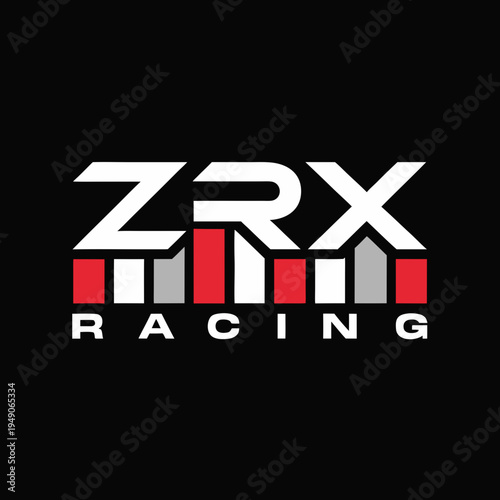 ZRX Racing Logo on Black Background