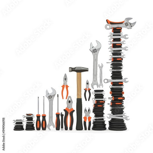 A collection of various tools and equipment.