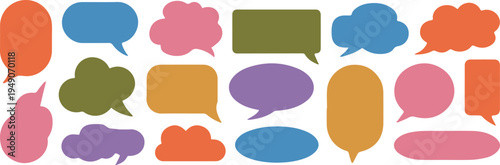 Thought bubbles pack for education materials