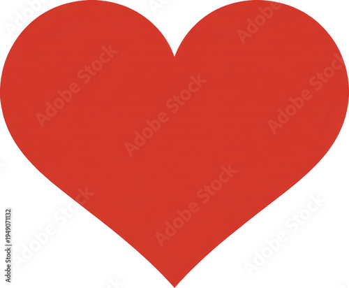 Free Download Large red heart shape on black symbol love isolated on a transparent background - GFXLoad