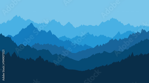 Mountain background for travel brochure header