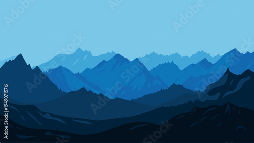 Mountain header for website hero background