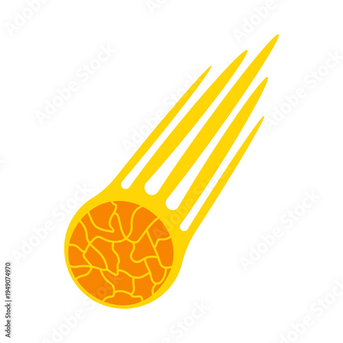 Various colorful flat space planets and astronomical objects flat illustration