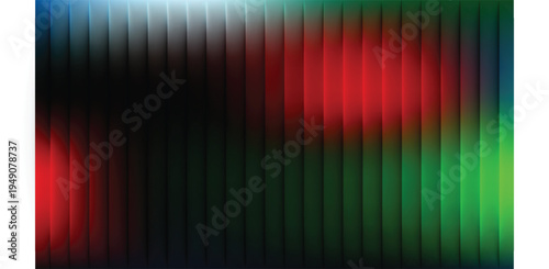 Abstract swirl of vibrant green and white lines radiating from a central point