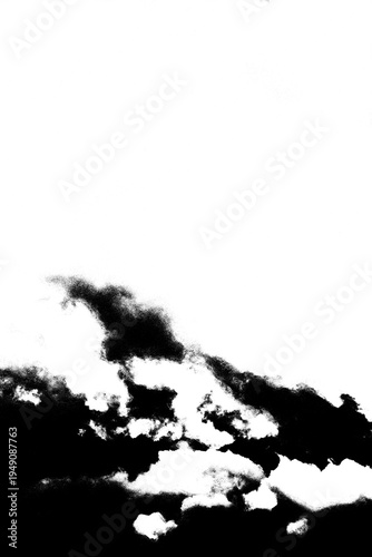 Abstraktes künstlerisches Design und Hintergrund in schwarz und weiß, Licht und Schatten