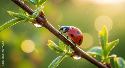 ladybird on a leaf