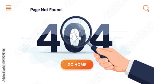 Error page with 404 code.