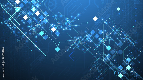 Abstract background on technological and scientific topics. Vector format.