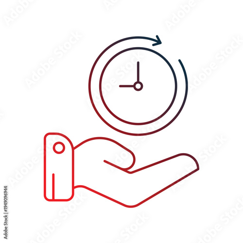 Availability icon with white background vector stock illustration