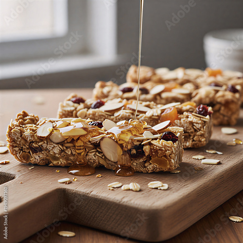 Granola Bars with Oats and Nuts