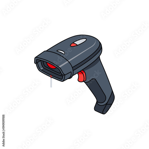 Barcode Scanner Illustration Tutorial Easy Step by Step Drawing Guide for Beginners Simple Art Project