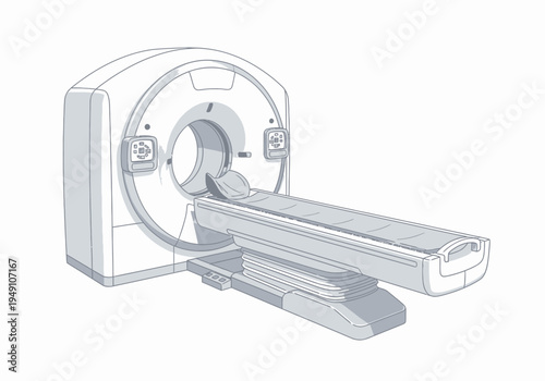 Medical CT Scan Machine Technology.