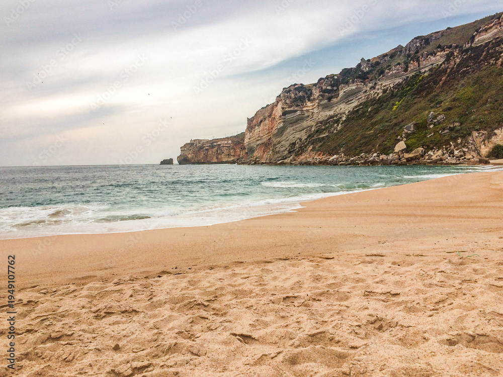 Obraz premium Nazaré Beach in Portugal 