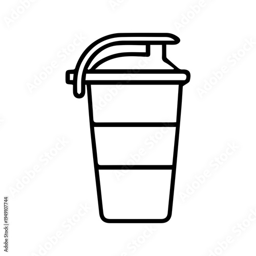 Fitness Shaker Cup Icon