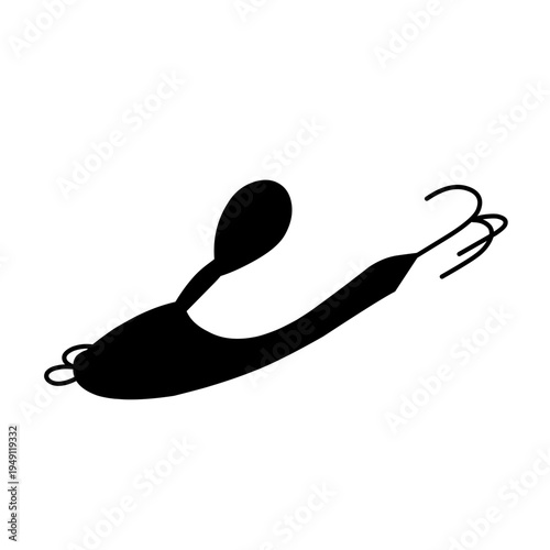 Fishing Hook silhouette vector