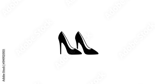 a pair of high-heeled shoes.
