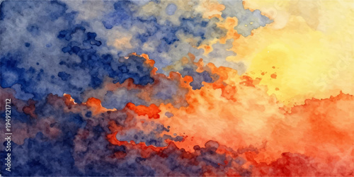 Dramatic orange fire light reflects across the red sunset sky and dark water as a beautiful forest flame creates a hot abstract cloudscape at dusk