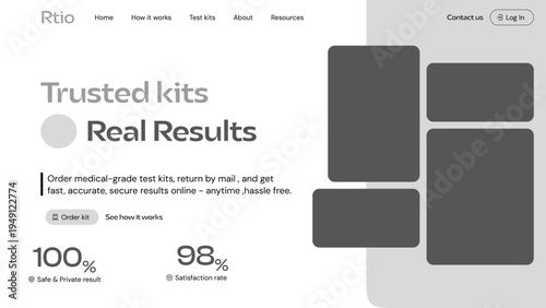  Website Hero section High fidelity UI Design