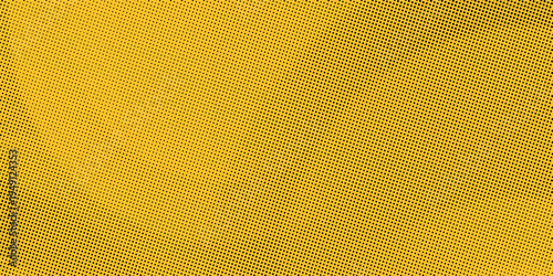 Abstract Yellow Halftone Pattern Background with Retro Comic Book Texture. vector illustration