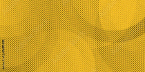 Abstract Yellow Halftone Pattern Background with Retro Comic Book Texture. vector illustration