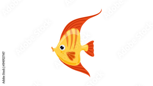goldfish jumping on white background