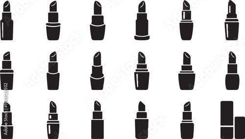 Black and white lipstick makeup cosmetics beauty products