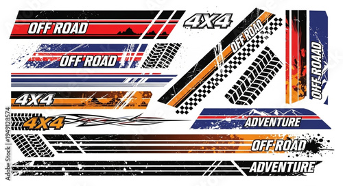 Off-Road Vehicle Graphics - A Collection of Adventure and 4x4 Designs.