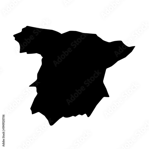 Map Vector Silhouette