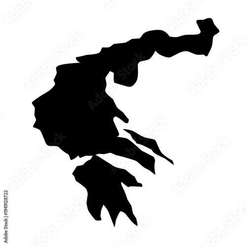 Map Vector Silhouette