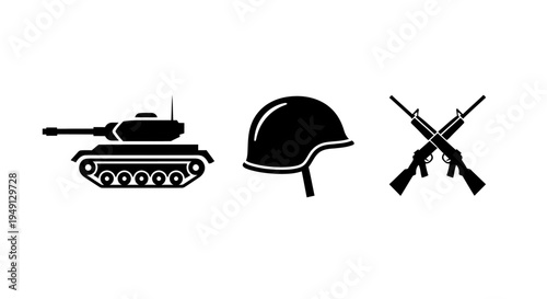 Military Equipment Icons