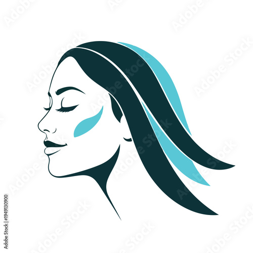 vector illustration of a woman