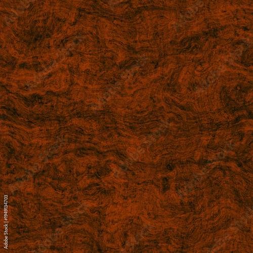 Seamless Organic Chocolate Marble Pattern with Deep Black Swirls