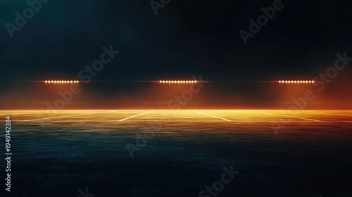 Wallpaper Mural Dramatic Lighting on Dark Surface for Sports or Event Background Torontodigital.ca