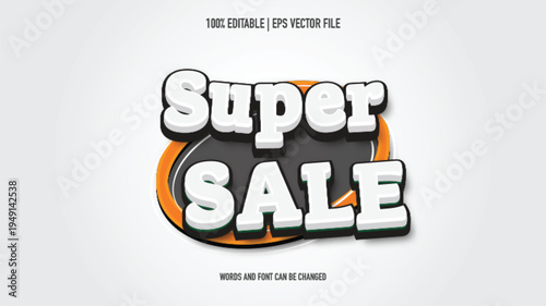 Super sale  Text Effect