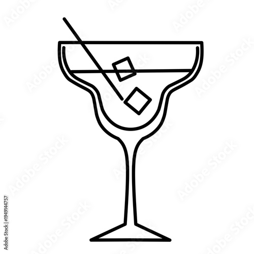 Drink Glass Icon Vector