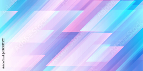 Soft diagonal geometric background with layered shapes and gentle blue, pink, and purple gradient colors