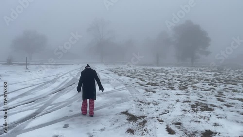 Snow After Large Winter Storm In Mid-South, USA
