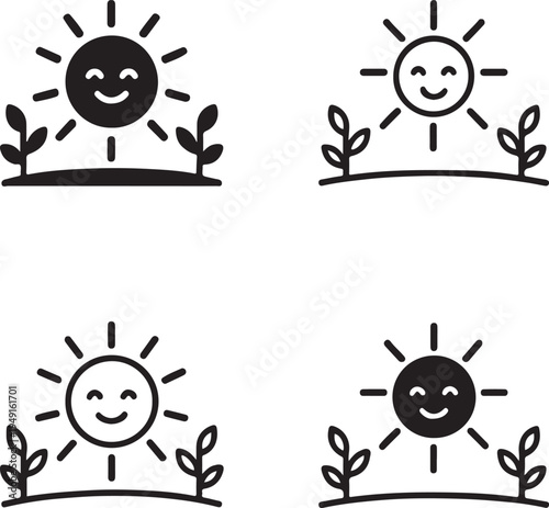 Isolated Longest Day Celebration Icon Design, Longest Day Celebration icon, Longest Day Celebration vector symbol, summer solstice festival concept, seasonal celebration illustration