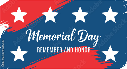 Memorial day tribute honoring fallen heroes and celebrating freedom