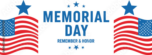 Memorial day tribute honoring fallen heroes and american patriots on memorial day