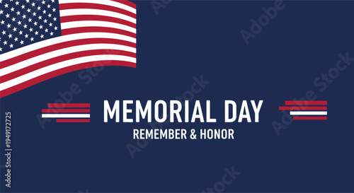 Memorial day tribute honoring fallen heroes and american patriots on memorial day