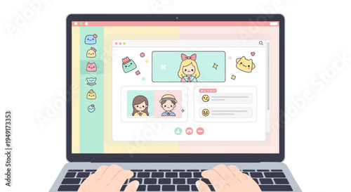 Creative UX Designer building a gamified Gen Z-focused remote collaboration platform on a laptop