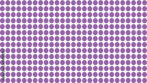 Seamless vector pattern with evenly spaced purple oval dots on a white background, ideal for modern graphic design, fabric, and digital projects