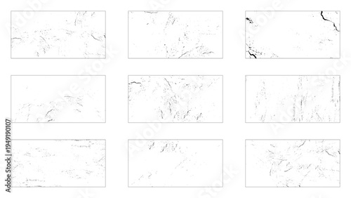 Abstract grunge texture vector design. Set of Black and white grunge. Distress overlay texture. Surface dust and rough dirty wall background